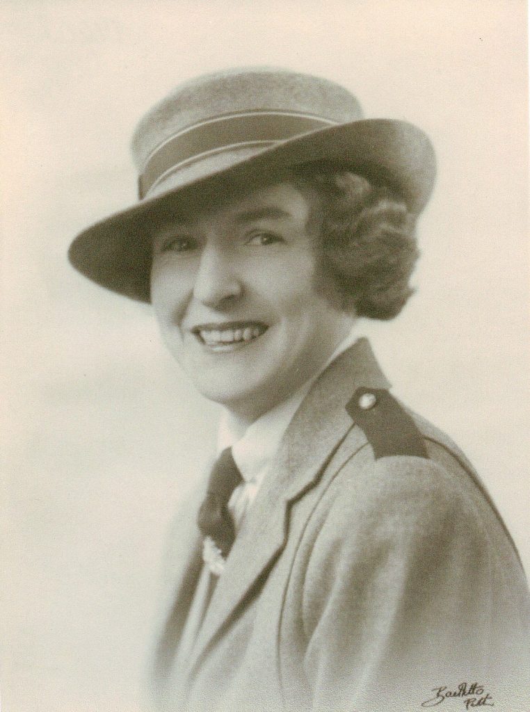 Peggy Farmaner in her Australian Army uniform