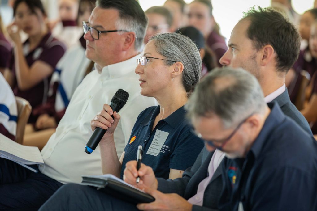 Shell Australia representatives who made up the judging panel at this year's EDI Showcase